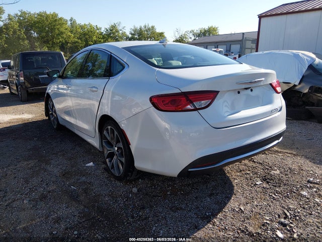 2015 Chrysler 200 C მანქანა იყიდება აუქციონზე, vin: 1C3CCCCB6FN640958, აუქციონის ნომერი: 45258363