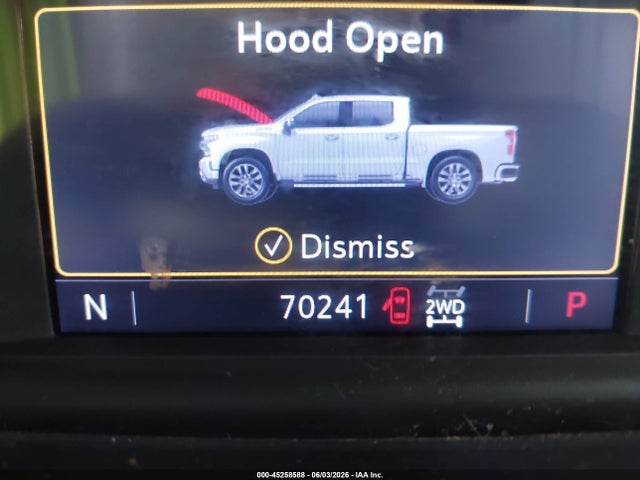 Aukcja sprzedaży 2020 Chevrolet Silverado 1500 4wd  Short Bed Lt, vin: 3GCUYDED7LG443842, numer aukcji: 45258588