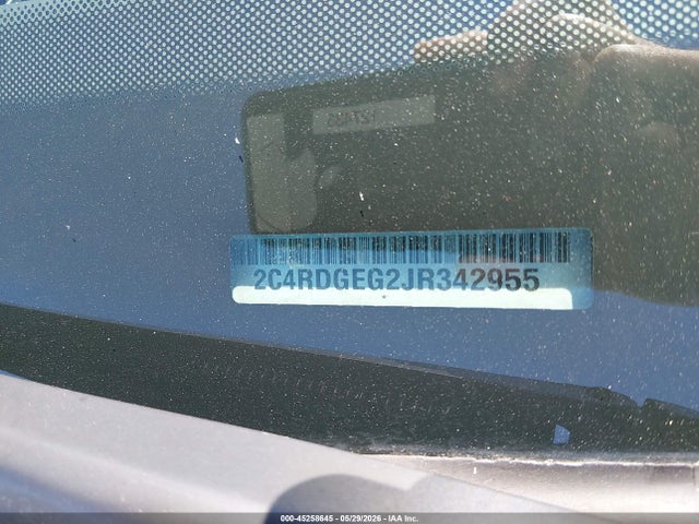 Dodge Grand Caravan Gt 2018 2C4RDGEG2JR342955 Image 9