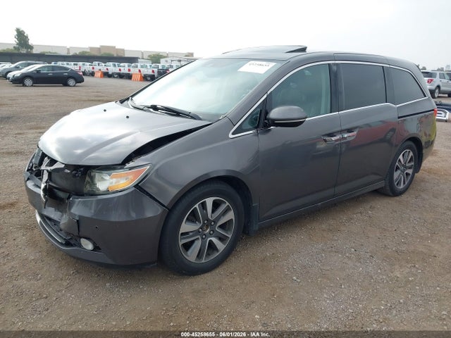 45258655 :رقم المزاد ، 5FNRL5H93EB138963 vin ، 2014 Honda Odyssey Touring/touring Elite مزاد بيع