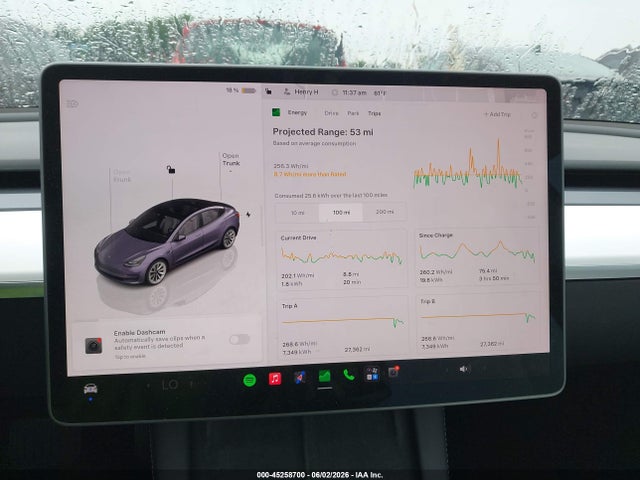 Продаж на аукціоні авто 2023 Tesla Model 3 Long Range Dual Motor All-wheel Drive, vin: 5YJ3E1EB1PF712270, номер лоту: 45258700