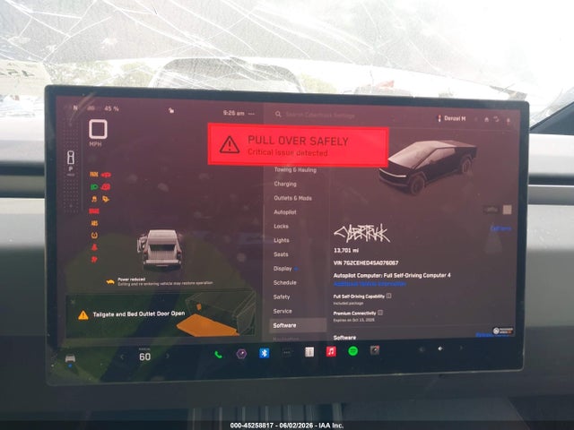 Продажа на аукционе авто 2025 Tesla Cybertruck All-wheel Drive, vin: 7G2CEHED4SA076067, номер лота: 45258817