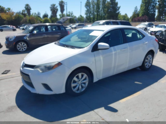 Aukcja sprzedaży 2016 Toyota Corolla Le, vin: 2T1BURHE3GC602795, numer aukcji: 45258896