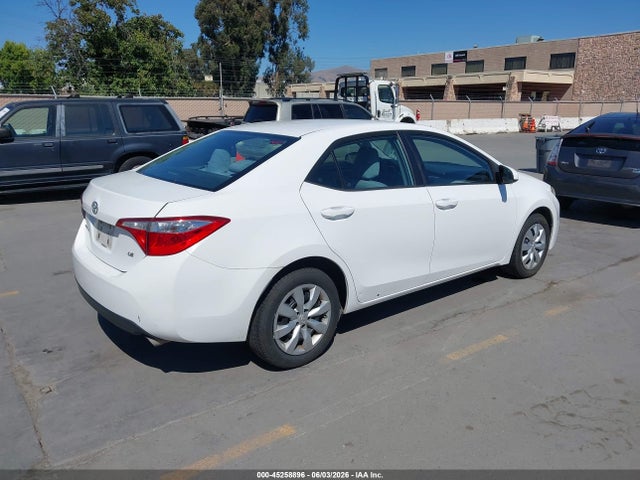 Aukcja sprzedaży 2016 Toyota Corolla Le, vin: 2T1BURHE3GC602795, numer aukcji: 45258896