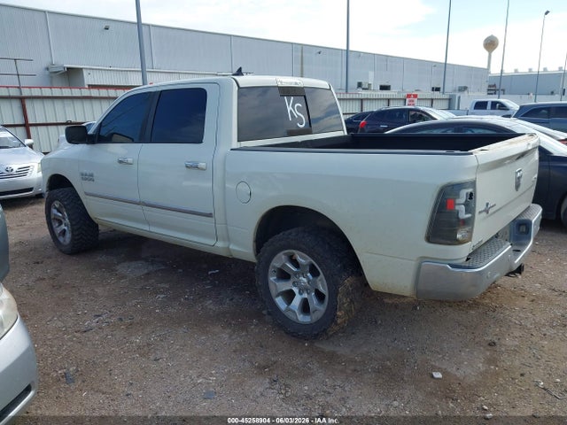 45258904 :رقم المزاد ، 1C6RR7LT5GS230957 vin ، 2016 Ram 1500 Lone Star مزاد بيع