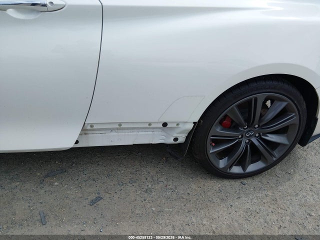 45259123 :رقم المزاد ، JN1FV7EL2JM630283 vin ، 2018 Infiniti Q60 3.0t Red Sport 400 مزاد بيع