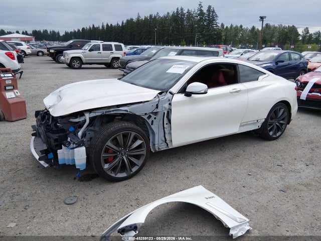 45259123 :رقم المزاد ، JN1FV7EL2JM630283 vin ، 2018 Infiniti Q60 3.0t Red Sport 400 مزاد بيع