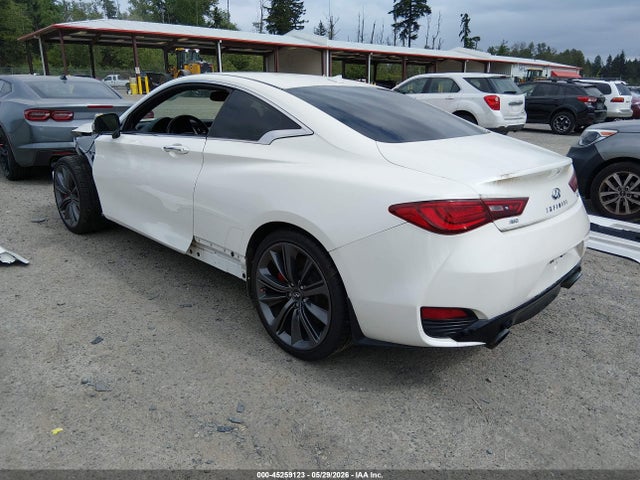 45259123 :رقم المزاد ، JN1FV7EL2JM630283 vin ، 2018 Infiniti Q60 3.0t Red Sport 400 مزاد بيع