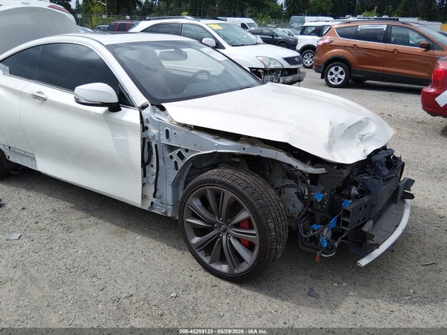45259123 :رقم المزاد ، JN1FV7EL2JM630283 vin ، 2018 Infiniti Q60 3.0t Red Sport 400 مزاد بيع