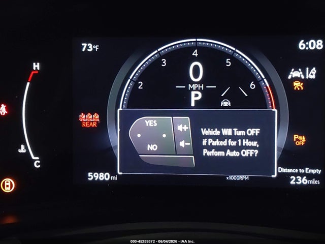 45259372 :رقم المزاد ، 2T2HGCEZ5TC107297 vin ، 2026 Lexus Nx 350 Luxury مزاد بيع