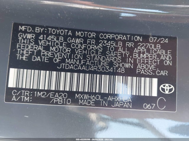 Toyota Prius Limited 2024 JTDACAAU4R3034148 Image 9