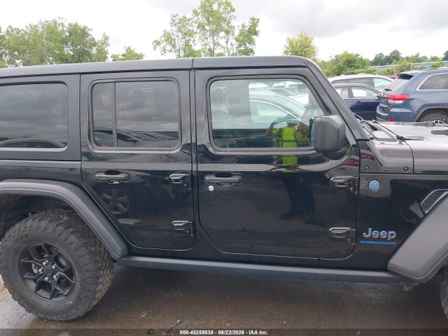 2024 Jeep Wrangler 4xe Willys 4xe მანქანა იყიდება აუქციონზე, vin: 1C4RJXN68RW192594, აუქციონის ნომერი: 45259538