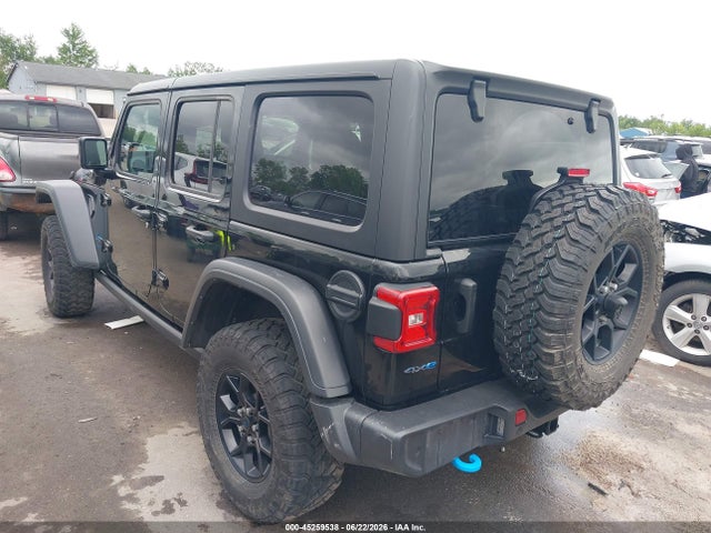2024 Jeep Wrangler 4xe Willys 4xe მანქანა იყიდება აუქციონზე, vin: 1C4RJXN68RW192594, აუქციონის ნომერი: 45259538