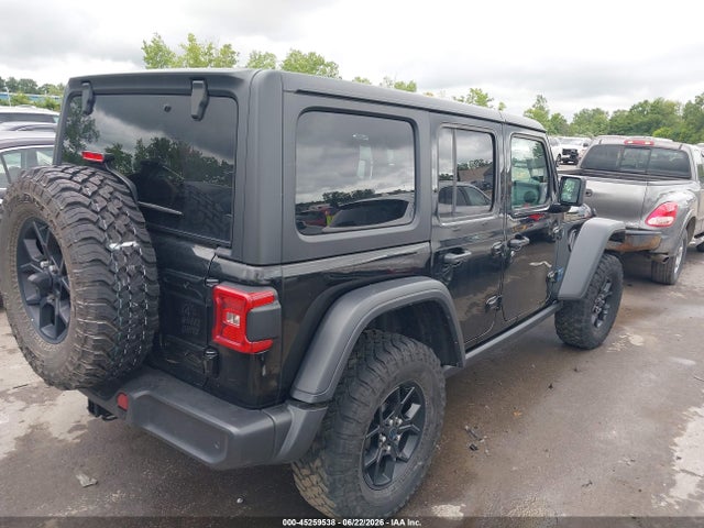 2024 Jeep Wrangler 4xe Willys 4xe მანქანა იყიდება აუქციონზე, vin: 1C4RJXN68RW192594, აუქციონის ნომერი: 45259538