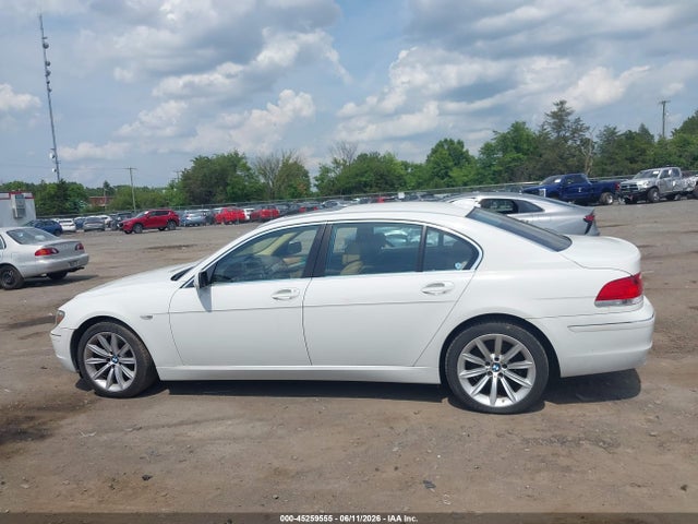 2007 Bmw 750li მანქანა იყიდება აუქციონზე, vin: WBAHN835X7DT75064, აუქციონის ნომერი: 45259555