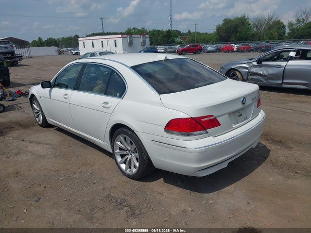 2007 Bmw 750li მანქანა იყიდება აუქციონზე, vin: WBAHN835X7DT75064, აუქციონის ნომერი: 45259555