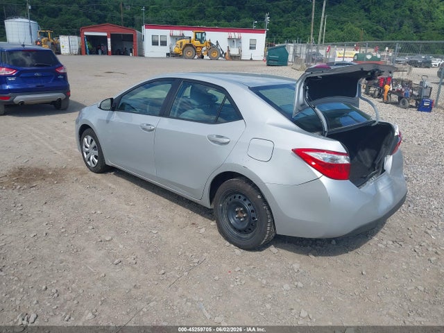 Aukcja sprzedaży 2016 Toyota Corolla Le, vin: 2T1BURHE8GC599473, numer aukcji: 45259705