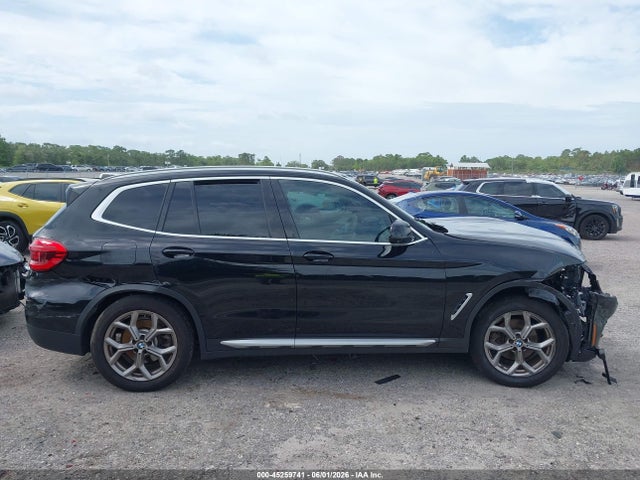 45259741 :رقم المزاد ، 5UXTY3C09M9G01283 vin ، 2021 Bmw X3 Sdrive30i مزاد بيع