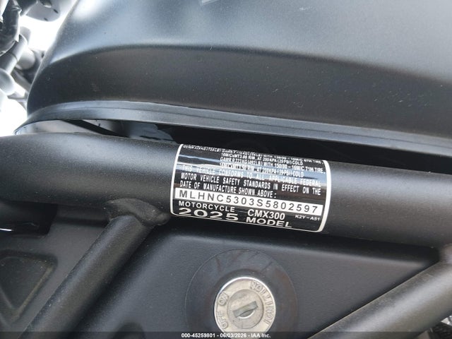 Honda CMX300 2025 MLHNC5303S5802597 Image 10