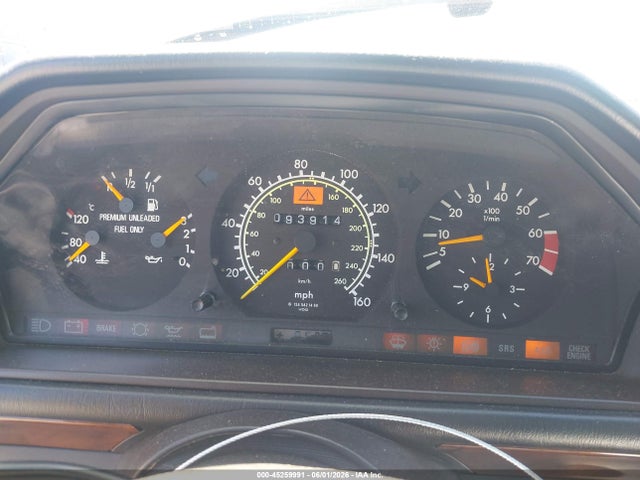 45259991 :رقم المزاد ، WDBEA34E4SC161297 vin ، 1995 Mercedes-benz E 420 Base/420 Special مزاد بيع