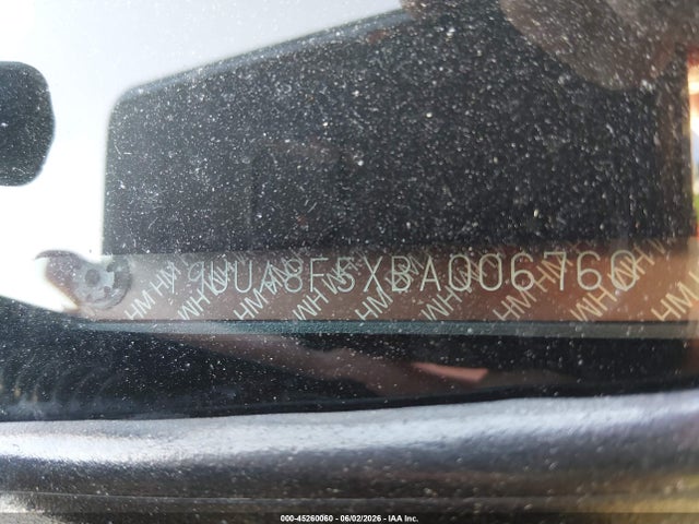Aukcja sprzedaży 2011 Acura Tl 3.5, vin: 19UUA8F5XBA006760, numer aukcji: 45260060