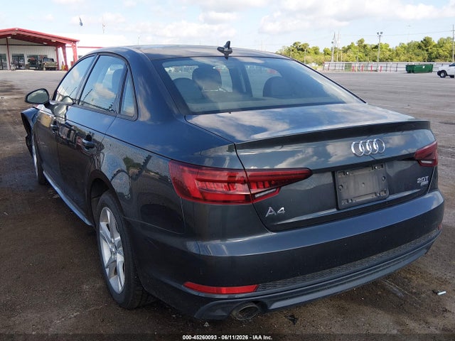 2018 Audi A4 2.0t Tech Ultra Premium/2.0t Ultra Premium მანქანა იყიდება აუქციონზე, vin: WAUKMAF44JA231585, აუქციონის ნომერი: 45260093