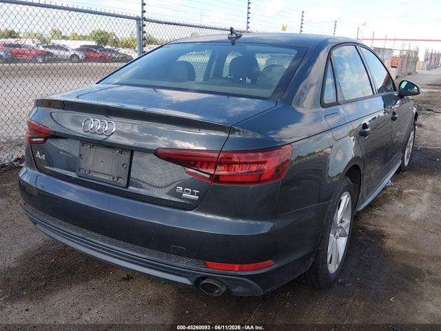 2018 Audi A4 2.0t Tech Ultra Premium/2.0t Ultra Premium მანქანა იყიდება აუქციონზე, vin: WAUKMAF44JA231585, აუქციონის ნომერი: 45260093