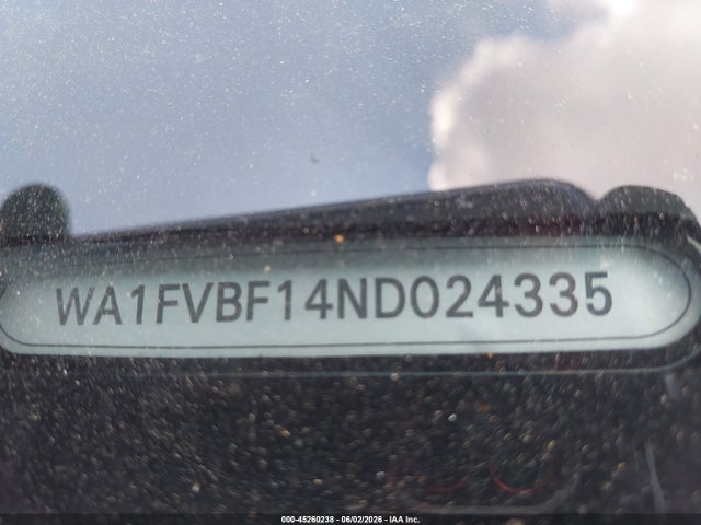 Продаж на аукціоні авто 2022 Audi Q8 Prestige 55 Tfsi Quattro Tiptronic, vin: WA1FVBF14ND024335, номер лоту: 45260238
