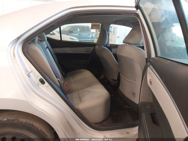 45260287 :رقم المزاد ، 2T1BURHE4GC617001 vin ، 2016 Toyota Corolla Le مزاد بيع