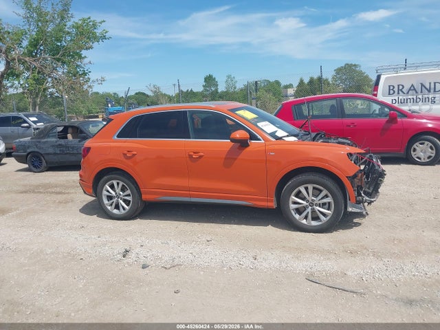 Продаж на аукціоні авто 2022 Audi Q3 Premium 45 Tfsi S Line Quattro Tiptronic, vin: WA1DECF33N1149715, номер лоту: 45260424