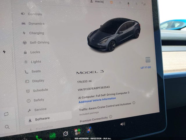 Tesla Model 3 Rear-wheel Drive 2023 5YJ3E1EA8PF383543 Image 7