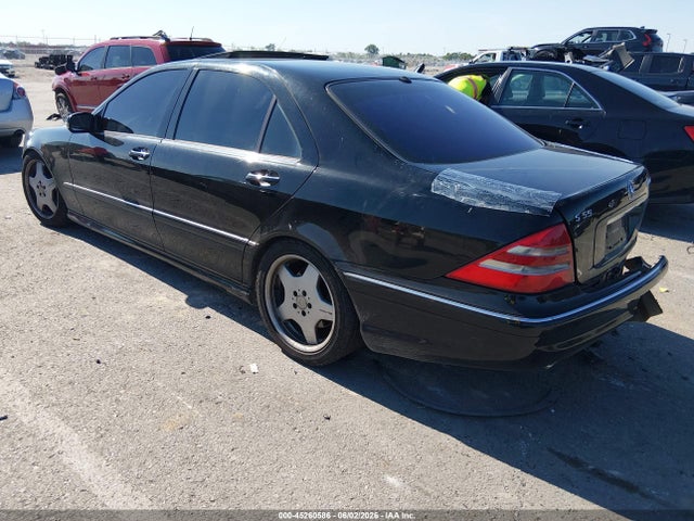2002 Mercedes-benz S 55 Amg მანქანა იყიდება აუქციონზე, vin: WDBNG73J02A254205, აუქციონის ნომერი: 45260586