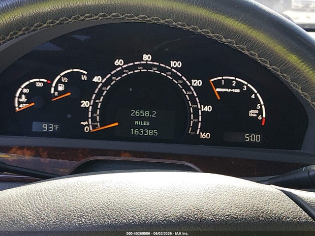 45260586 :رقم المزاد ، WDBNG73J02A254205 vin ، 2002 Mercedes-benz S 55 Amg مزاد بيع