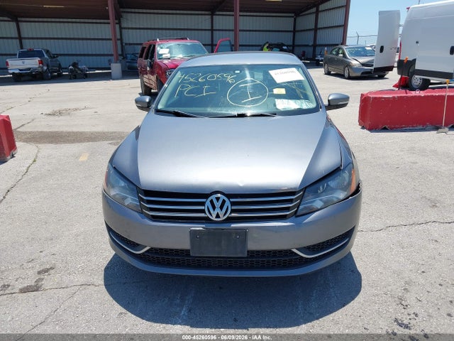 45260596 :رقم المزاد ، 1VWAP7A34DC139101 vin ، 2013 Volkswagen Passat 2.5l S مزاد بيع