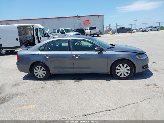 45260596 :رقم المزاد ، 1VWAP7A34DC139101 vin ، 2013 Volkswagen Passat 2.5l S مزاد بيع