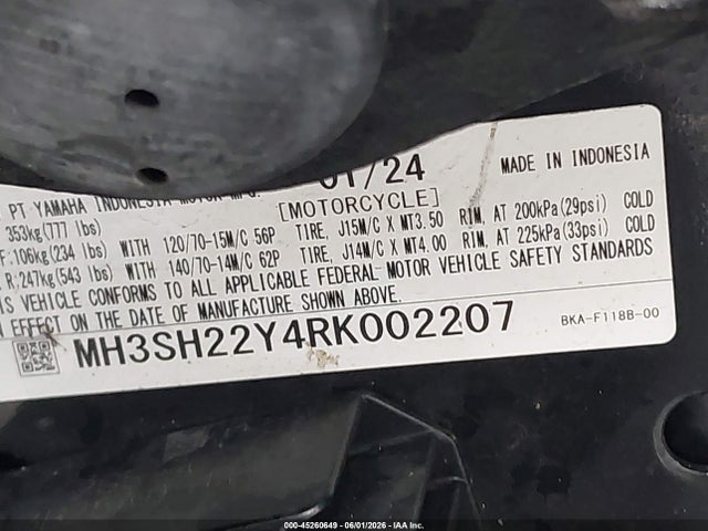 Yamaha Czd300 A 2024 MH3SH22Y4RK002207 Image 10