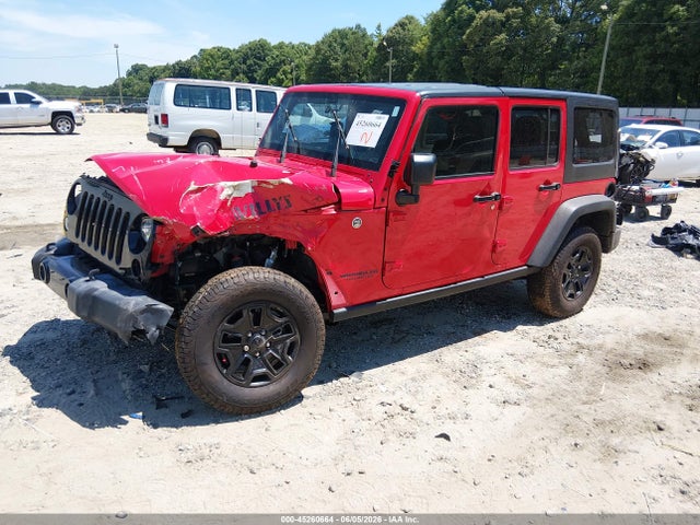 2017 Jeep Wrangler Unlimited Willy Wheeler 4x4 მანქანა იყიდება აუქციონზე, vin: 1C4BJWDG6HL743224, აუქციონის ნომერი: 45260664