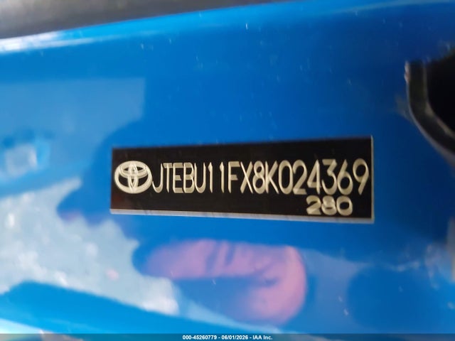 Продаж на аукціоні авто 2008 Toyota Fj Cruiser, vin: JTEBU11FX8K024369, номер лоту: 45260779