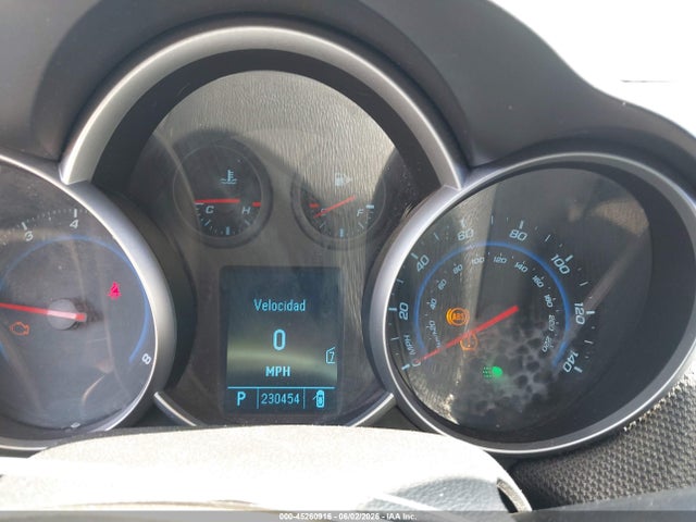 45260916 :رقم المزاد ، 1G1PG5S95B7105509 vin ، 2011 Chevrolet Cruze 2lt مزاد بيع