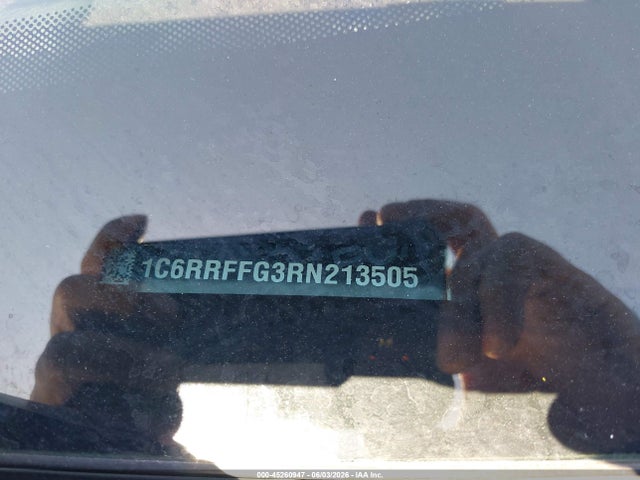 1C6RRFFG3RN213505 RAM 1500 Big Horn 4x4 5&#039;7 Box