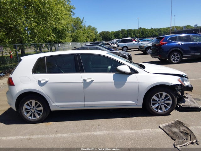 2016 Volkswagen Golf Tsi S 4-door მანქანა იყიდება აუქციონზე, vin: 3VW217AU5GM061221, აუქციონის ნომერი: 45261021