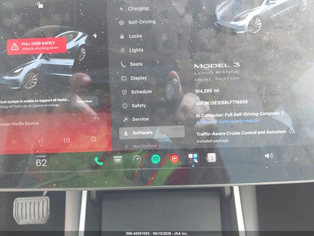 Продажа на аукционе авто 2020 Tesla Model 3 Long Range Dual Motor All-wheel Drive, vin: 5YJ3E1EB6LF719855, номер лота: 45261052