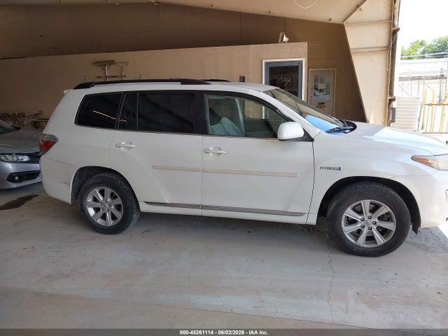2012 Toyota Highlander Hybrid Base V6 მანქანა იყიდება აუქციონზე, vin: JTEBC3EH9C2004357, აუქციონის ნომერი: 45261114