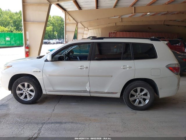 2012 Toyota Highlander Hybrid Base V6 მანქანა იყიდება აუქციონზე, vin: JTEBC3EH9C2004357, აუქციონის ნომერი: 45261114