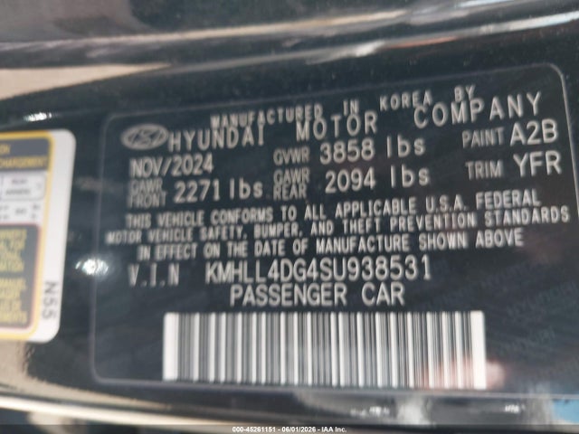 Hyundai ELANTRA SE 2025 KMHLL4DG4SU938531 Image 9
