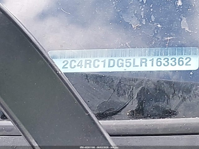 Aukcja sprzedaży 2020 Chrysler Voyager Lxi, vin: 2C4RC1DG5LR163362, numer aukcji: 45261166