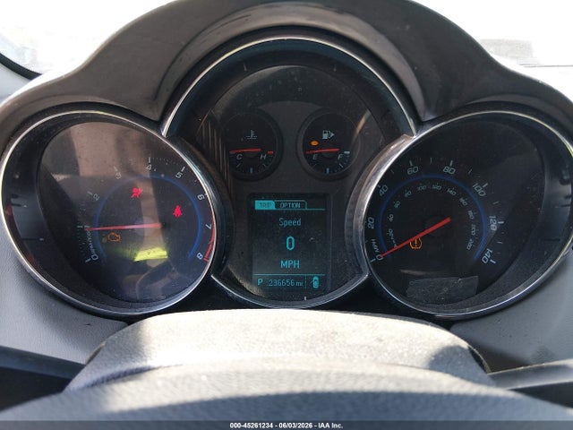 45261234 :رقم المزاد ، 1G1PC5SB3D7128238 vin ، 2013 Chevrolet Cruze 1lt Auto مزاد بيع