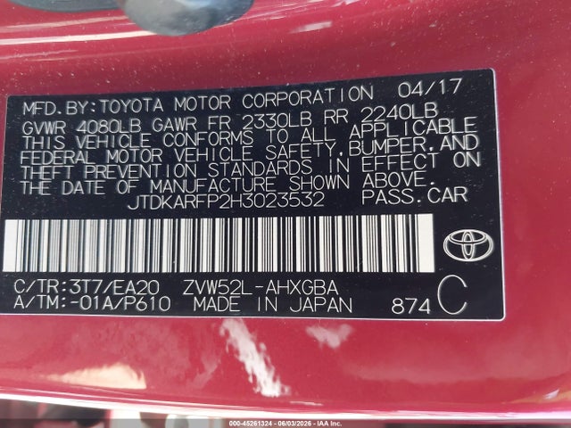 Toyota Prius Prime Advanced 2017 JTDKARFP2H3023532 Image 9