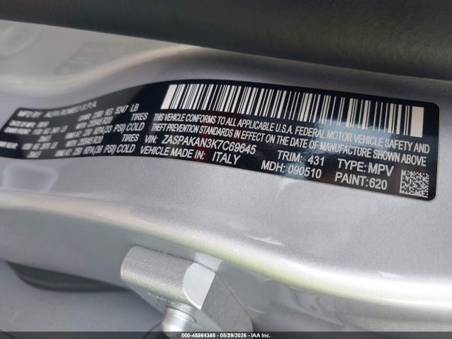 Aukcja sprzedaży 2019 Alfa Romeo Stelvio Sport Awd, vin: ZASPAKAN3K7C69645, numer aukcji: 45261340