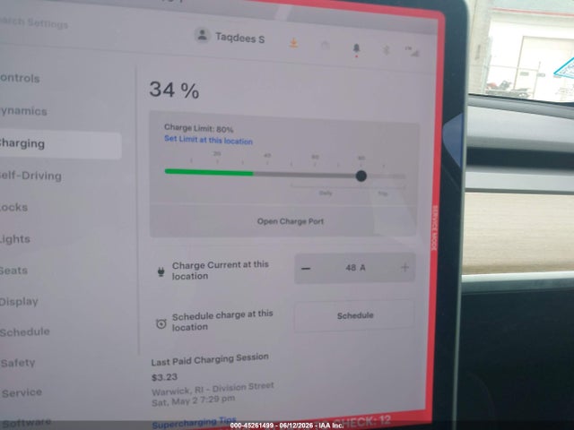 2020 Tesla Model Y Long Range Dual Motor All-wheel Drive მანქანა იყიდება აუქციონზე, vin: 5YJYGDEE3LF031940, აუქციონის ნომერი: 45261499